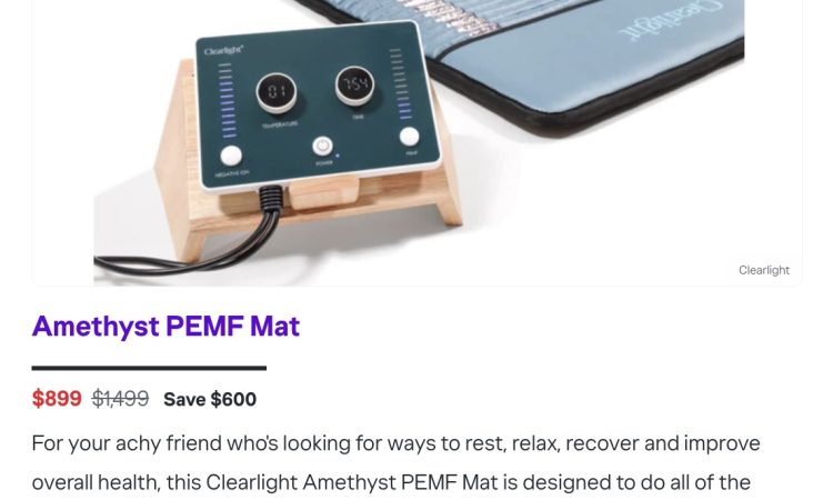 PEMF mat featured in Yahoo Life